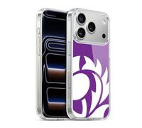 Head Case Designs Officially Licensed Scotland Rugby Purple Heather Oversized Thistle Gel Case [Military Grade Protection] Compatible With Apple iPhone 17 Pro