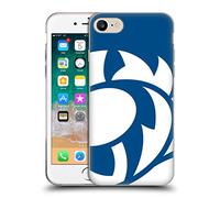 Head Case Designs Officially Licensed Scotland Rugby Saltire Blue Oversized Thistle Gel Case [Military Grade] Compatible with Apple iPhone 7/8 / SE 2020 & 2022 and Compatible with MagSafe