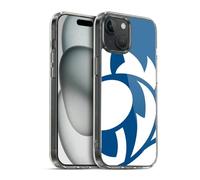 Head Case Designs Officially Licensed Scotland Rugby Saltire Blue Oversized Thistle Gel Case [Military Grade Protection] Compatible with Apple iPhone 15 and Compatible with MagSafe