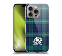 Head Case Designs Officially Licensed Scotland Rugby Tartans Logo 2 Hard Back Case Compatible With Apple iPhone 16 Pro
