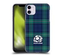 Head Case Designs Officially Licensed Scotland Rugby Tartans Logo 2 Hard Back Case Compatible With Apple iPhone 11