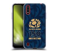 Head Case Designs Officially Licensed Scotland Rugby Thistle 150th Anniversary Gel Case [Military Grade Protection] Compatible With Samsung Galaxy M01 (2020)
