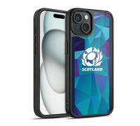 Head Case Designs Officially Licensed Scotland Rugby Training 2024/25 Crest Kit Gel Armour Case [Military Grade Protection] Compatible With Apple iPhone 15