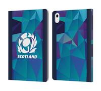 Head Case Designs Officially Licensed Scotland Rugby Training 2024/25 Crest Kit Leather Wallet Case Compatible With Apple iPad Air 11 2020/2022/2024/2025