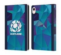 Head Case Designs Officially Licensed Scotland Rugby Training 2024/25 Crest Kit Leather Wallet Case Compatible With Apple iPad mini (2021/2024)
