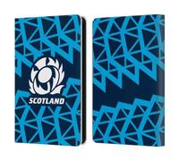 Head Case Designs Officially Licensed Scotland Rugby Training 2025/26 Crest Kit Leather Wallet Case Compatible With Amazon Kindle 11th Gen (2024)