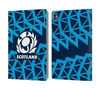 Head Case Designs Officially Licensed Scotland Rugby Training 2025/26 Crest Kit Leather Wallet Case Compatible With Apple iPad Pro 13 M4 2024