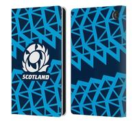 Head Case Designs Officially Licensed Scotland Rugby Training 2025/26 Crest Kit Leather Wallet Case Compatible With Amazon Fire 7 2022