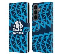 Head Case Designs Officially Licensed Scotland Rugby Training 2025/26 Crest Kit Leather Wallet Case Compatible With Samsung Galaxy S26 Plus