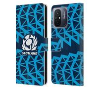 Head Case Designs Officially Licensed Scotland Rugby Training 2025/26 Crest Kit Leather Wallet Case Compatible With Xiaomi Redmi 12C