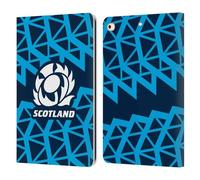 Head Case Designs Officially Licensed Scotland Rugby Training 2025/26 Crest Kit Leather Wallet Case Compatible With Apple iPad 9.7 2017 / iPad 9.7 2018