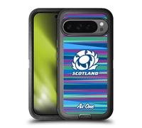 Head Case Designs Officially Licensed Scotland Rugby Training Pattern Graphics Ultra-Armoured Shockproof Case [Military Grade Protection] Compatible With Google Pixel 9 Pro XL