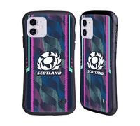 Head Case Designs Officially Licensed Scotland Rugby Wave Training 2023/24 Crest Kit Hybrid Case Compatible With Apple iPhone 11