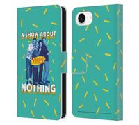 Head Case Designs Officially Licensed Seinfeld A Show About Nothing Graphics Leather Wallet Case Compatible With Apple iPhone 16e