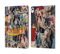 Head Case Designs Officially Licensed Seinfeld Collage Graphics Leather Wallet Case Compatible With Apple iPad Air 13 2024/2025