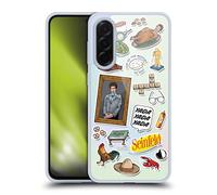 Head Case Designs Officially Licensed Seinfeld Sticker Collage Graphics Gel Case [Military Grade Protection] Compatible With Samsung Galaxy A36 5G