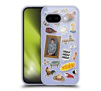 Head Case Designs Officially Licensed Seinfeld Sticker Collage Graphics Gel Case [Military Grade Protection] Compatible With Google Pixel 9A