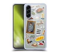 Head Case Designs Officially Licensed Seinfeld Sticker Collage Graphics Gel Case [Military Grade Protection] Compatible With Samsung Galaxy A56 5G