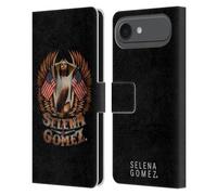 Head Case Designs Officially Licensed Selena Gomez Biker Fashion Revival Leather Wallet Case Compatible With Apple iPhone 17 Air
