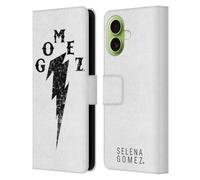 Head Case Designs Officially Licensed Selena Gomez Distressed Look Thunderbolt Revival Art Leather Wallet Case Compatible With Apple iPhone 17