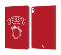 Head Case Designs Officially Licensed Selena Gomez Fetish Peach Mono Key Art Leather Wallet Case Compatible With Apple iPad Air 13 2024/2025