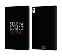 Head Case Designs Officially Licensed Selena Gomez Tour Logo Revival Art Leather Wallet Case Compatible With Apple iPad Air 13 2024/2025
