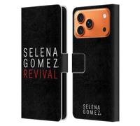 Head Case Designs Officially Licensed Selena Gomez Tour Logo Revival Art Leather Wallet Case Compatible With Apple iPhone 17 Pro Max
