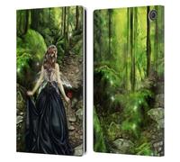 Head Case Designs Officially Licensed Selina Fenech Along The Forest Path Fairies Leather Wallet Case Compatible With Amazon Fire Max 11 2023