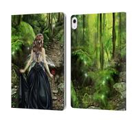 Head Case Designs Officially Licensed Selina Fenech Along The Forest Path Fairies Leather Wallet Case Compatible With Apple iPad Air 13 2024/2025