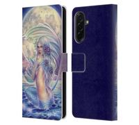 Head Case Designs Officially Licensed Selina Fenech Moon Mermaid In Water Art Leather Wallet Case Compatible With Samsung Galaxy A36 5G