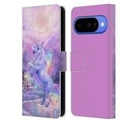 Head Case Designs Officially Licensed Selina Fenech Rainbow Unicorn In Moonlight Art Leather Wallet Case Compatible With Google Pixel 10