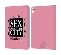 Head Case Designs Officially Licensed Sex and The City: Television Series Character 1 Graphics Leather Wallet Case Compatible With Apple iPad Air 13 2024/2025