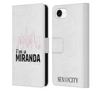 Head Case Designs Officially Licensed Sex and The City: Television Series I'm A Miranda Characters Leather Wallet Case Compatible With Apple iPhone 16e