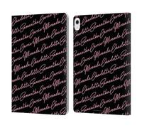 Head Case Designs Officially Licensed Sex and The City: Television Series Name Pattern Graphics Leather Wallet Case Compatible With Apple iPad Air 13 2024/2025