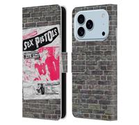 Head Case Designs Officially Licensed Sex Pistols Filthy Lucre Japan Band Art Leather Wallet Case Compatible With Apple iPhone 17 Pro