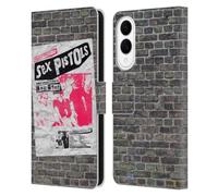 Head Case Designs Officially Licensed Sex Pistols Filthy Lucre Japan Band Art Leather Wallet Case Compatible With Samsung Galaxy S25 Edge