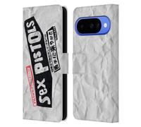 Head Case Designs Officially Licensed Sex Pistols Filthy Lucre Live Band Art Leather Wallet Case Compatible With Google Pixel 10