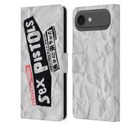 Head Case Designs Officially Licensed Sex Pistols Filthy Lucre Live Band Art Leather Wallet Case Compatible With Apple iPhone 17 Air