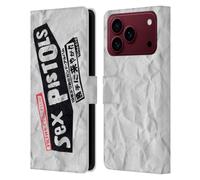 Head Case Designs Officially Licensed Sex Pistols Filthy Lucre Live Band Art Leather Wallet Case Compatible With Apple iPhone 18 Pro Max