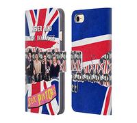 Head Case Designs Officially Licensed Sex Pistols Group Photo Band Art Leather Wallet Case Compatible With Apple iPhone 7/8 / SE 2020 & 2022