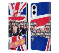 Head Case Designs Officially Licensed Sex Pistols Group Photo Band Art Leather Wallet Case Compatible With Samsung Galaxy S25 Edge