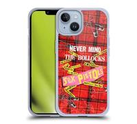 Head Case Designs Officially Licensed Sex Pistols Tartan Print Song Art Band Art Gel Case [Military Grade Protection] Compatible with Apple iPhone 14 and Compatible with MagSafe