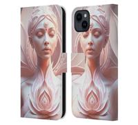 Head Case Designs Officially Licensed Shambhala Light Visionary Art At Peace Ethereal Graphics Leather Wallet Case Compatible With Apple iPhone 15 Plus