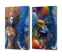 Head Case Designs Officially Licensed Shambhala Light Visionary Art Colorful Coral Reef Ethereal Graphics Leather Wallet Case Compatible With Apple iPad Pro 12.9 2020/2021/2022