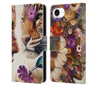 Head Case Designs Officially Licensed Shambhala Light Visionary Art Flora & Fauna Ethereal Graphics Leather Wallet Case Compatible With Apple iPhone 16e