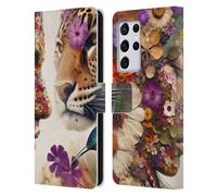 Head Case Designs Officially Licensed Shambhala Light Visionary Art Flora & Fauna Ethereal Graphics Leather Wallet Case Compatible With Samsung Galaxy S21 Ultra 5G