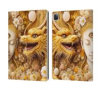 Head Case Designs Officially Licensed Shambhala Light Visionary Art Lucky Dragons Celestial Graphics Leather Wallet Case Compatible With Apple iPad Pro 12.9 2020/2021/2022