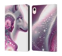 Head Case Designs Officially Licensed Shambhala Light Visionary Art Maternal Love Celestial Graphics Leather Wallet Case Compatible With Apple iPad mini (2021/2024)