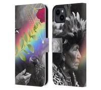 Head Case Designs Officially Licensed Shambhala Light Visionary Art Rosey Visions Celestial Graphics Leather Wallet Case Compatible With Apple iPhone 15 Plus