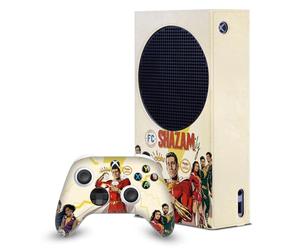 Head Case Designs Officially Licensed Shazam!: Fury Of The Gods Character Art Graphics Game Console Wrap and Game Controller Skin Bundle Compatible With Xbox Series S Console & Controller Bundle